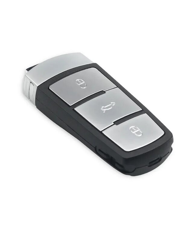 XEOD 3 knops auto sleutel geschikt voor Volkswagen Passat - 3C0959752BA - ID48 - 433MHZ - HU66 - Complete sleutel - Met electronica - Met afstandsbediening - 1 stuks - Copy