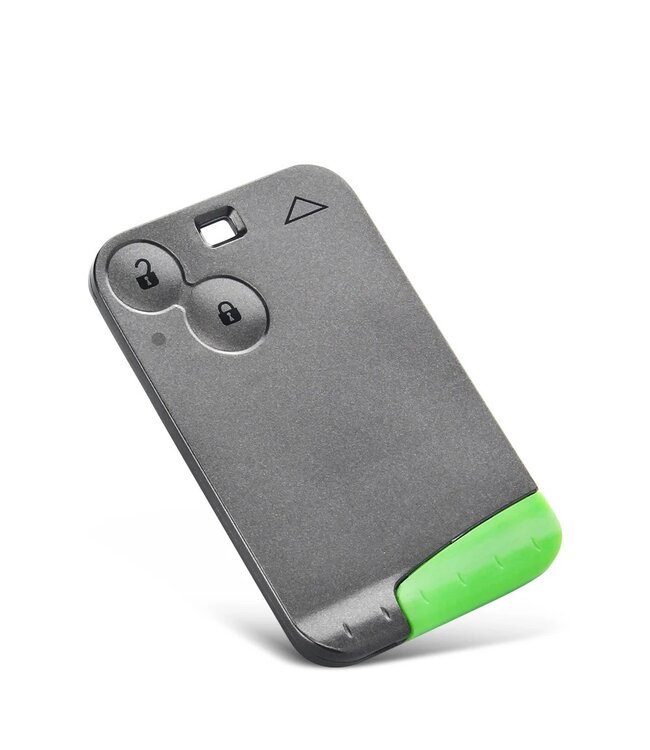 XEOD 2 knops sleutel - Sleutelkaart - Card - Kaart - Complete sleutel - Met electronica - Geschikt voor Renault - ID46 - 1 stuks