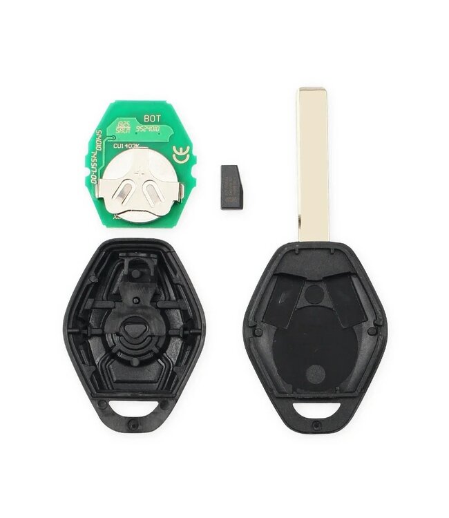 XEOD 3 knops autosleutel - Complete sleutel - Met electronica - Geschikt voor BMW - 433MHZ - 7935 - 1 stuks