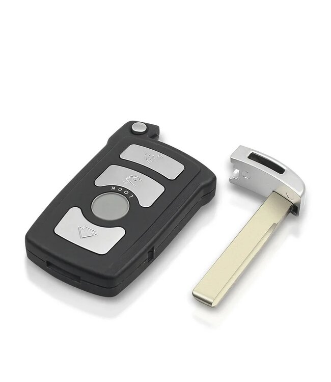 XEOD 4 knops autosleutel - Complete sleutel - Met electronica - Geschikt voor BMW - 868MHZ - HU92R - 1 stuks
