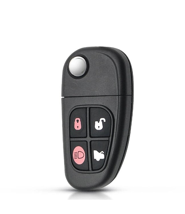 XEOD 4 knops autosleutel - Complete sleutel - Met electronica - Geschikt voor Jaguar - 4D50 - 433MHZ - FO21 - 1 stuks