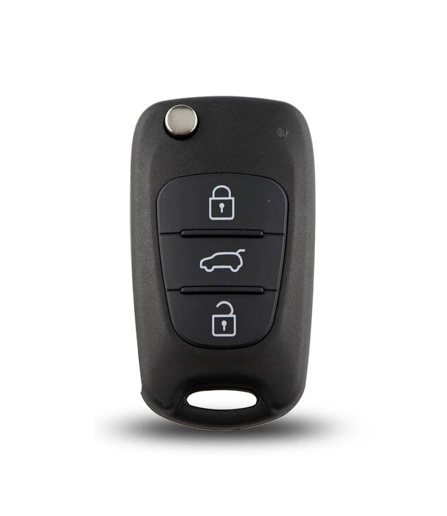 XEOD Autosleutel behuizing 3 knoppen | Geschikt voor Kia Venga 2009-2014 & Hyundai i20 2008-2015 | 95430-1P001