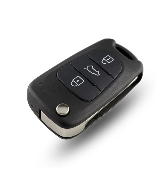 XEOD Autosleutel behuizing 3 knoppen | Geschikt voor Kia Venga 2009-2014 & Hyundai i20 2008-2015 | 95430-1P001