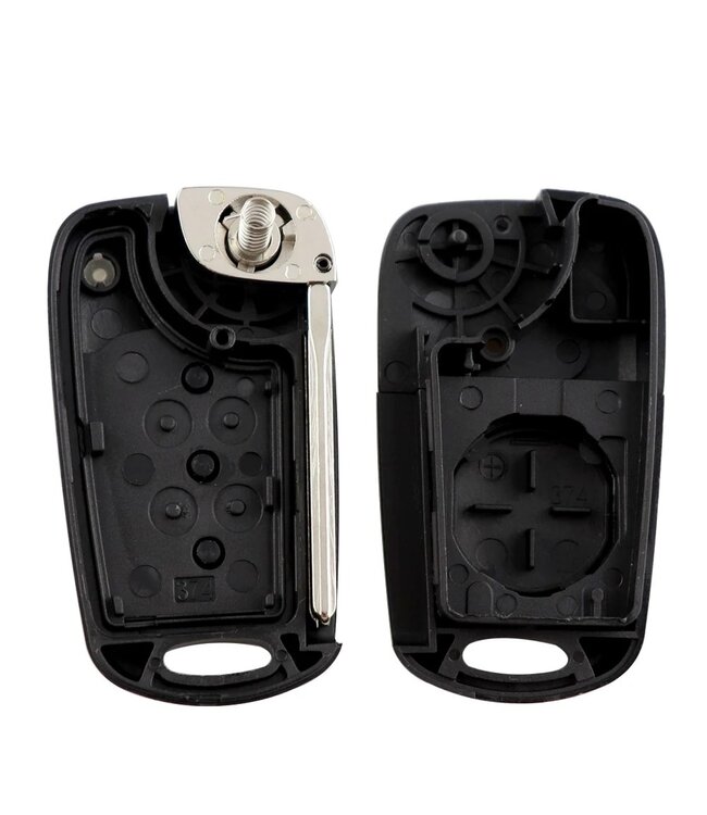 XEOD Autosleutel behuizing 3 knoppen | Geschikt voor Kia Venga 2009-2014 & Hyundai i20 2008-2015 | 95430-1P001