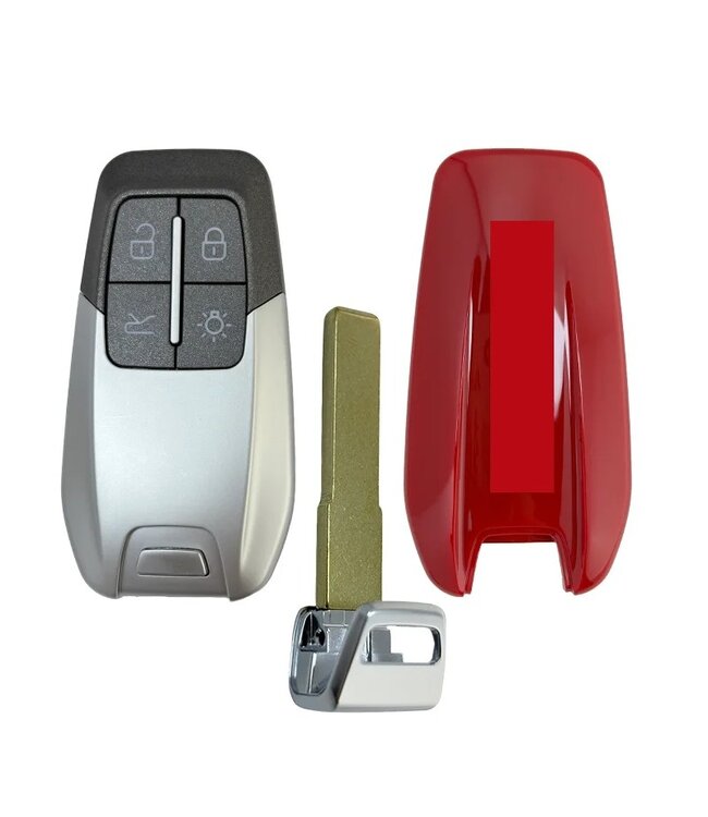 XEOD smartkey behuizing 4 knoppen geschikt voor Ferrari 458 488 GTB LaFerrari | Vervangende sleutelbehuizing