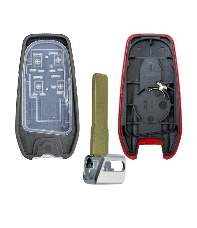 XEOD smartkey behuizing 4 knoppen geschikt voor Ferrari 458 488 GTB LaFerrari | Vervangende sleutelbehuizing