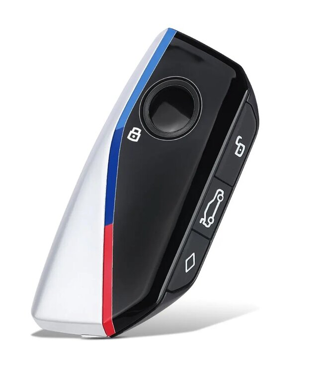 XEOD smartkey behuizing 4 knoppen geschikt voor BMW X1 - X6 - X7 - i4 - i7 - iX | Vervangende sleutelbehuizing