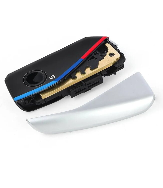 XEOD smartkey behuizing 4 knoppen geschikt voor BMW X1 - X6 - X7 - i4 - i7 - iX | Vervangende sleutelbehuizing