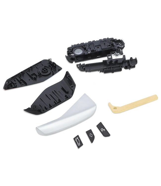 XEOD smartkey behuizing 4 knoppen geschikt voor BMW X1 - X6 - X7 - i4 - i7 - iX | Vervangende sleutelbehuizing