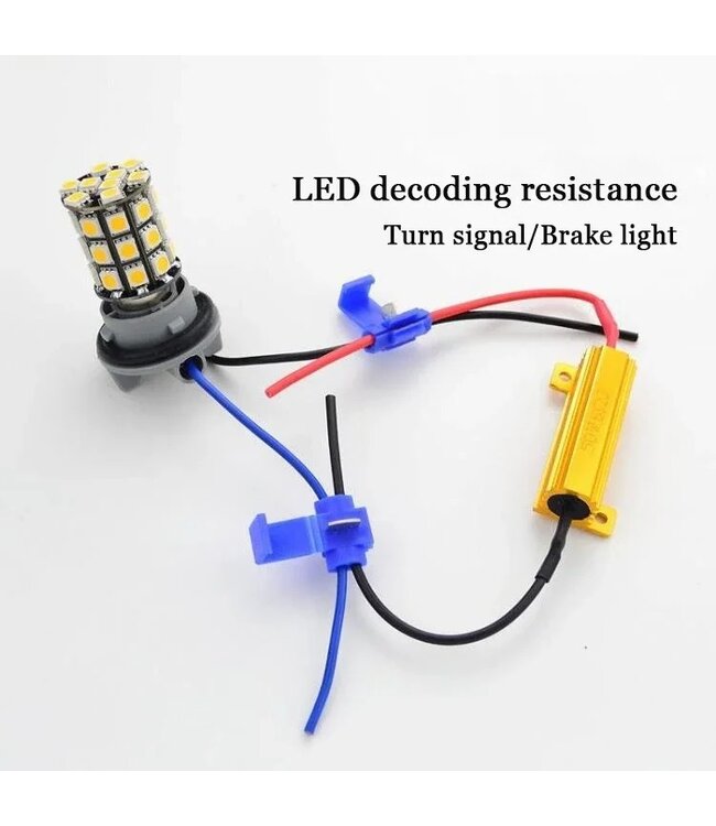XEOD Universele LED Weerstand - Canbus - Resistor - Storing - 50W - 8 Ohm - 2 stuks