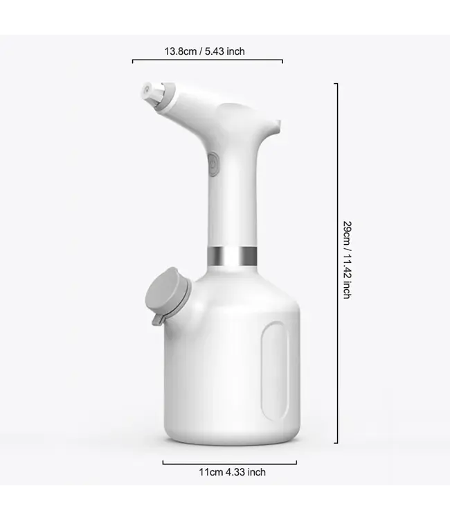 PROKING Elektrische Plantenspuit – USB Oplaadbaar – Plantensproeier met Accu – Verstelbare Nevelspray – Handsproeier voor Planten, Schoonmaken & Auto Wassen