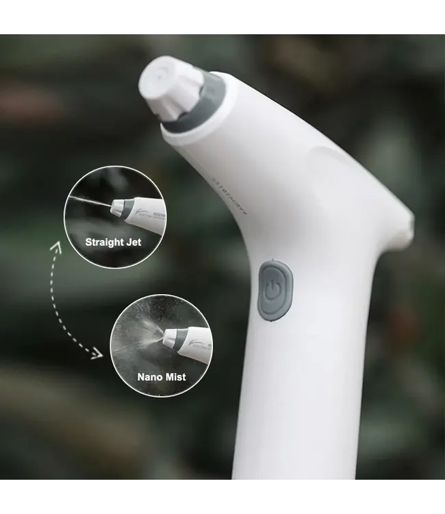 PROKING Elektrische Plantenspuit – USB Oplaadbaar – Plantensproeier met Accu – Verstelbare Nevelspray – Handsproeier voor Planten, Schoonmaken & Auto Wassen