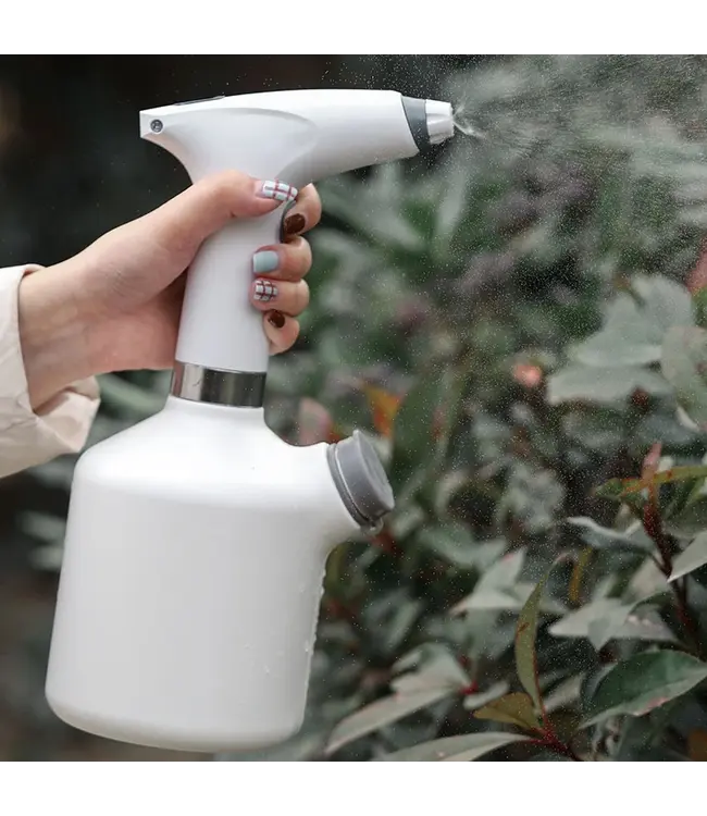 PROKING Elektrische Plantenspuit – USB Oplaadbaar – Plantensproeier met Accu – Verstelbare Nevelspray – Handsproeier voor Planten, Schoonmaken & Auto Wassen