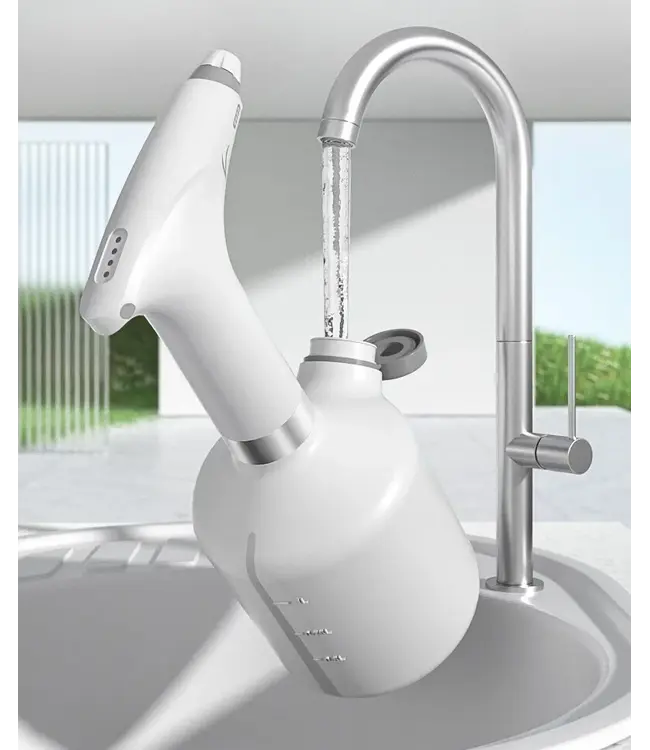 PROKING Elektrische Plantenspuit – USB Oplaadbaar – Plantensproeier met Accu – Verstelbare Nevelspray – Handsproeier voor Planten, Schoonmaken & Auto Wassen