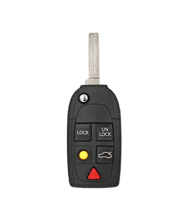 XEOD 5 knops autosleutel - Complete sleutel - Met electronica - Geschikt voor Volvo - LQNP2T-APU - 433MHZ -1 stuks