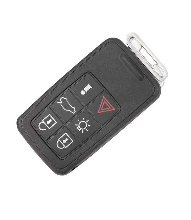 XEOD Autosleutelbehuizing - sleutelbehuizing auto - sleutel - Autosleutel / 5-knops passend voor Volvo Smart key 6 knops