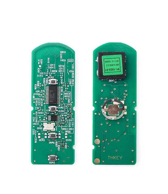 XEOD 2 knops keyless sleutel - Complete sleutel - Met electronica - Geschikt voor Mazda - ID49 - SKE13E-02 - 1 stuks