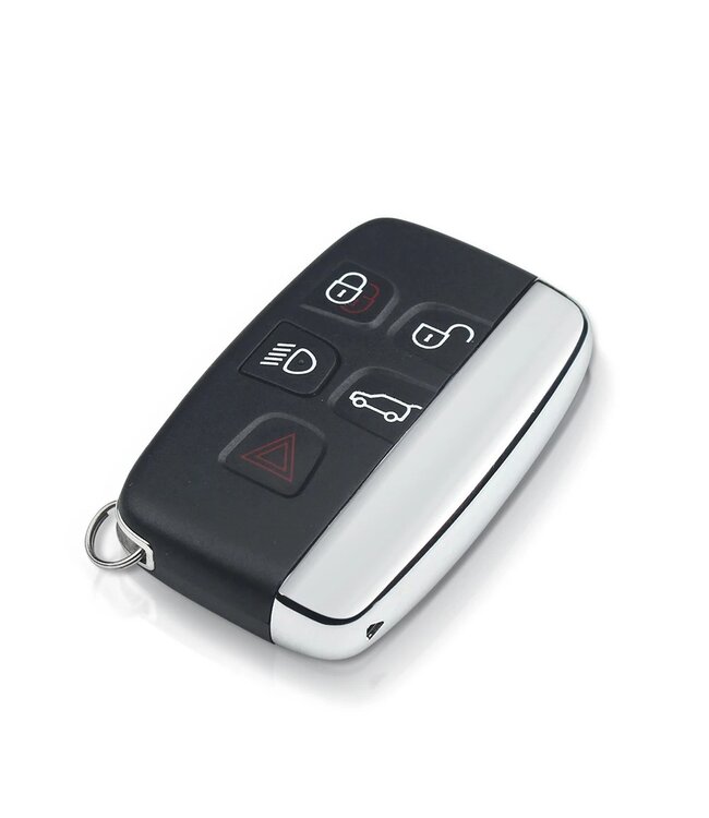 XEOD 5 knops sleutel - ID49 - KOBJTF10A - Complete sleutel - Met electronica - 3 knops klapsleutel geschikt voor Land Rover - Keyless go  - 1 stuk
