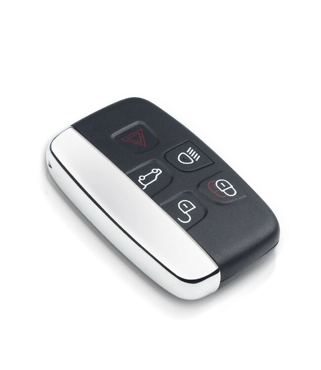 XEOD 5 knops sleutel - ID49 - KOBJTF10A - Complete sleutel - Met electronica - 3 knops klapsleutel geschikt voor Land Rover - Keyless go  - 1 stuk