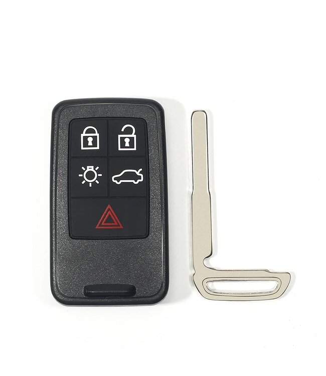 XEOD 5 knops autosleutel - Complete sleutel - Met electronica - Geschikt voor Volvo - KR55WK49264 - 433MHZ -1 stuks