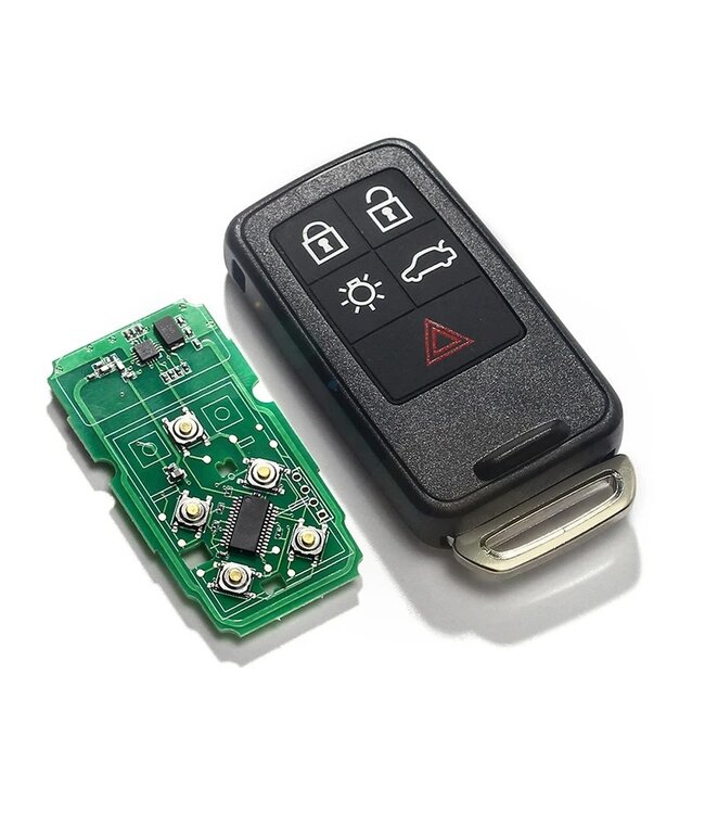 XEOD 5 knops autosleutel - Complete sleutel - Met electronica - Geschikt voor Volvo - KR55WK49264 - 433MHZ -1 stuks