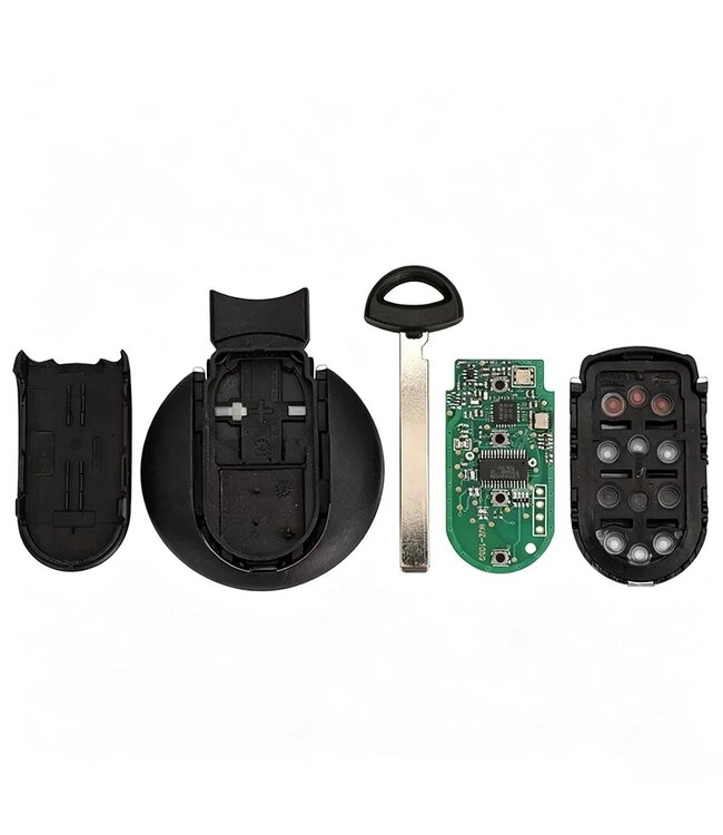 XEOD 3 knops smartkey - Complete sleutel - Met electronica - Geschikt voor Mini Countryman - Clubman - Full Keyless - NBGIDGNG1 - 9345896-01 - 433 Mhz  - 1 stuks