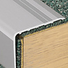 PRINS Aluminium Geribbelde Trapneuzen 18mm x 2700mm PRINS Aluminium Geribbelde Trapneuzen 18mm x 2700mm