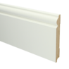 MDF Barok plint wit voorgelakt RAL 9010 per lengte van 2.4 meter MDF Barok plint wit voorgelakt RAL 9010 per lengte van 2.4 meter
