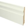 MDF Renaissance plint wit voorgelakt RAL 9010 per lengte van 2.4 meter MDF Renaissance plint wit voorgelakt RAL 9010 per lengte van 2.4 meter