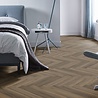 Huis&Vloer Visgraat Plak PVC Donker Bruin Huis&Vloer Visgraat Plak PVC Donker Bruin