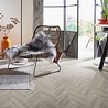 Huis&Vloer Visgraat Bolster Licht Grijs Plak PVC Huis&Vloer Visgraat Bolster Licht Grijs Plak PVC