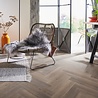 Huis&Vloer Sfeervol Visgraat Eiken warm bruin Laminaat Huis&Vloer Sfeervol Visgraat Eiken warm bruin Laminaat
