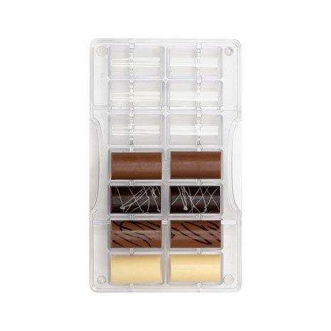 Decora Chocoladevorm polycarbonaat cilinder klein