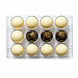 Decora Professionele polycarbonaat chocoladevorm voor halve bollen 50 mm, 12 holtes