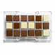 Decora Professionele polycarbonaat chocoladevorm voor vierkantjes, 18 holtes