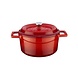 Lava Enameled cast iron casserole 20cm 2,82L red