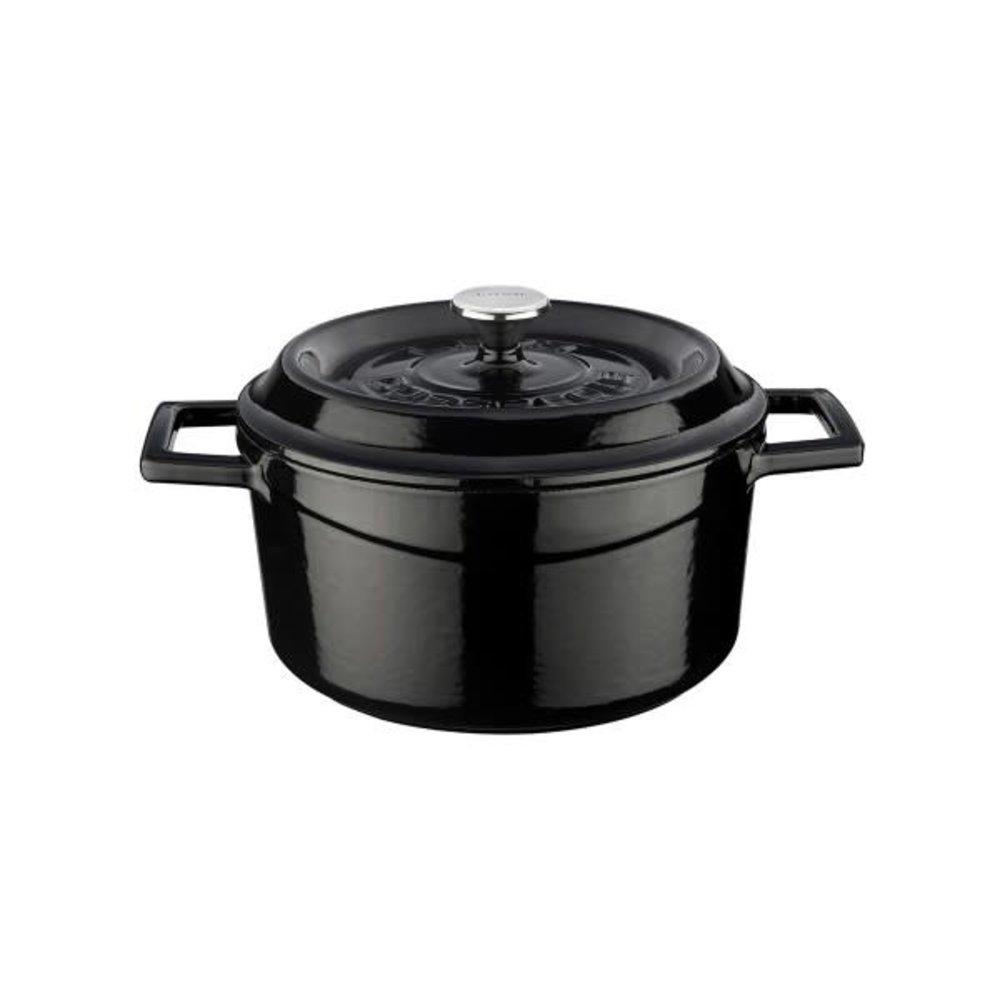 Lava Enameled cast iron casserole 20cm 2,82L black