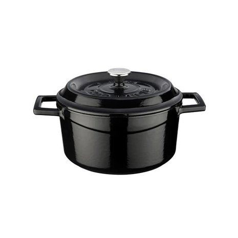 Lava Enameled cast iron casserole 20cm 2,82L black