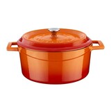 Lava Casserole 24cm 4,49L orange
