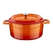 Lava Enameled cast iron casserole 24cm 4,49L orange