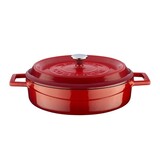 Lava Low casserole 24cm 2,47L red