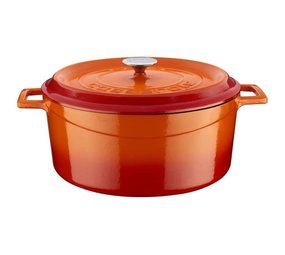 Lava Braadpan 32cm 9.86L oranje