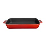 Lava Rectangular roaster 30x22cm red Lava Rectangular roaster 30x22cm red
