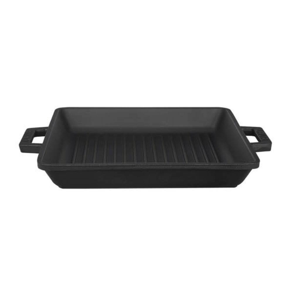 Lava Plain enameled grill 26x26cm