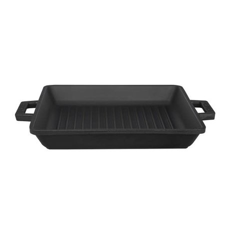 Lava Plain enameled grill 26x26cm