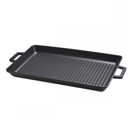 Lava Enkel geëmailleerde gietijzeren grillplaat 45x26cm Lava Enkel geëmailleerde gietijzeren grillplaat 45x26cm