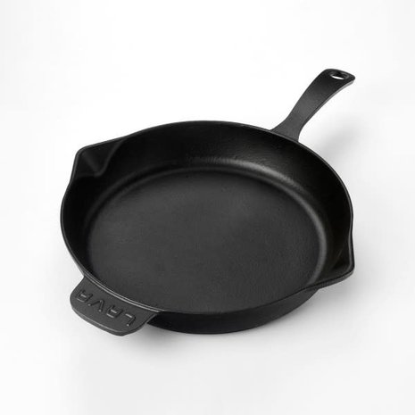 Lava Enkel geëmailleerde gietijzeren skillet 28cm Lava Enkel geëmailleerde gietijzeren skillet 28cm
