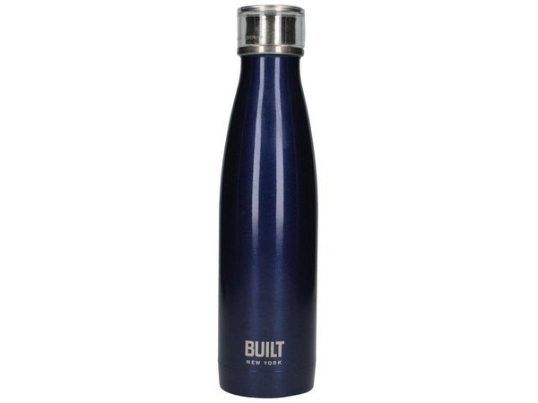 Built Isolerende lekvrije drinkfles 0,5L RVS Blauw