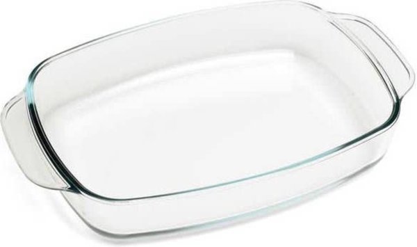Glass casserole 2,3L 33X21X6cm