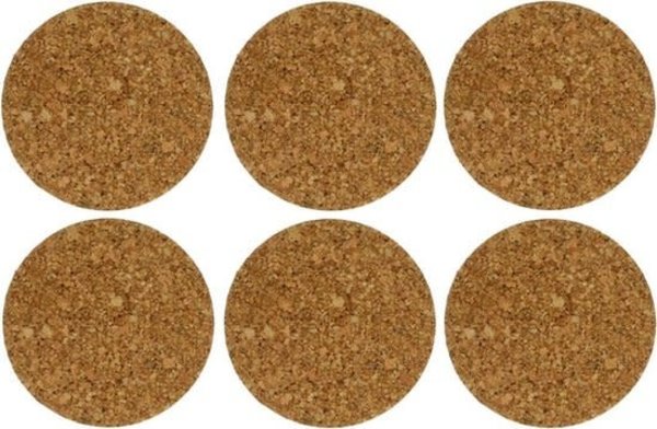 Cosy & Trendy Set of 6 cork coasters